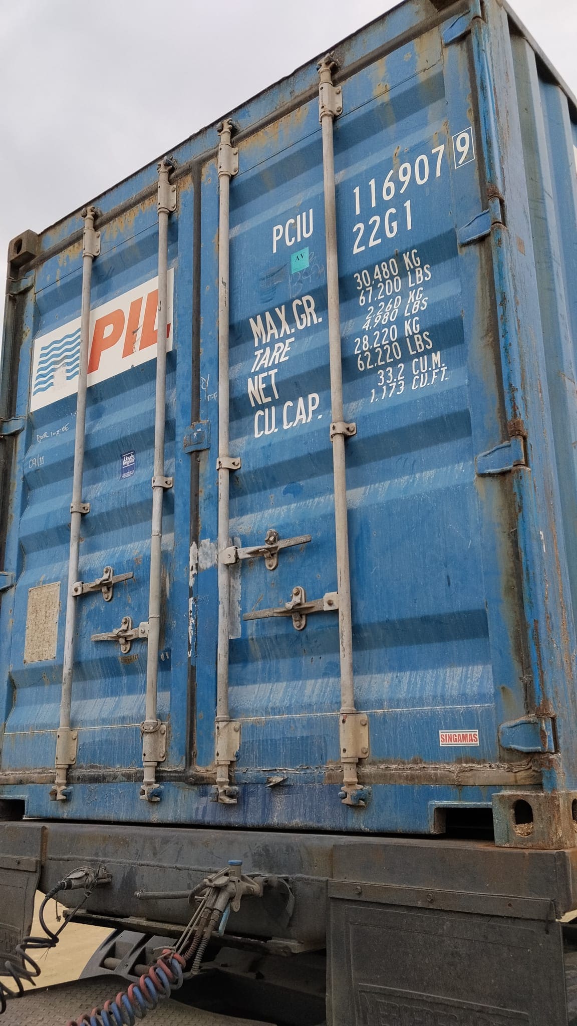 Container Marítimo 20 Pies