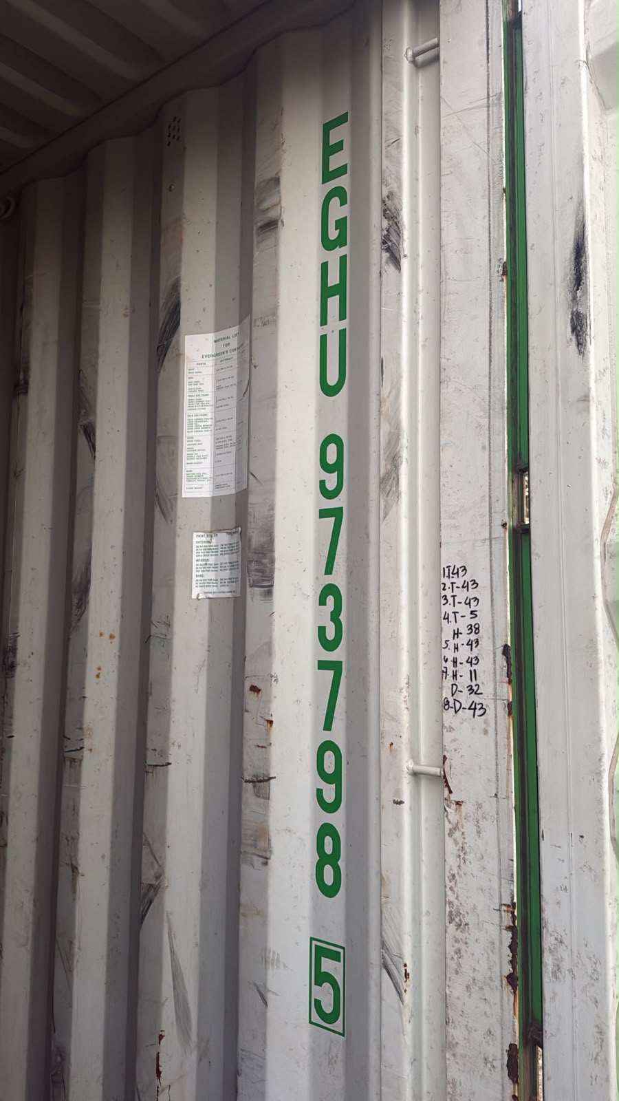Container Marítimo 40HC EVERGREEN