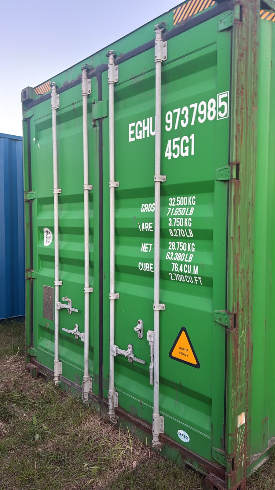 Container Marítimo 40HC EVERGREEN