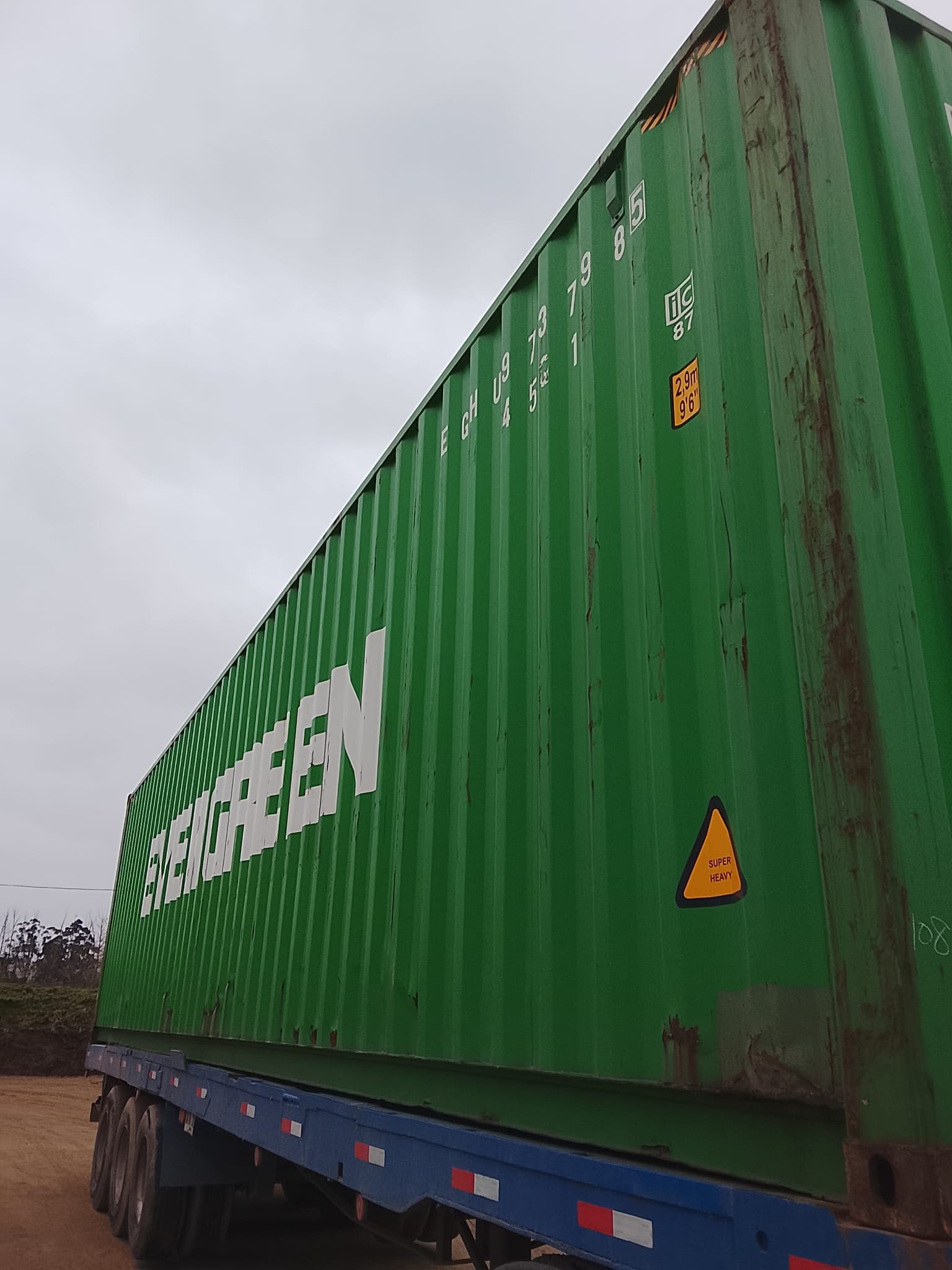 Container 40 HC Evergreen