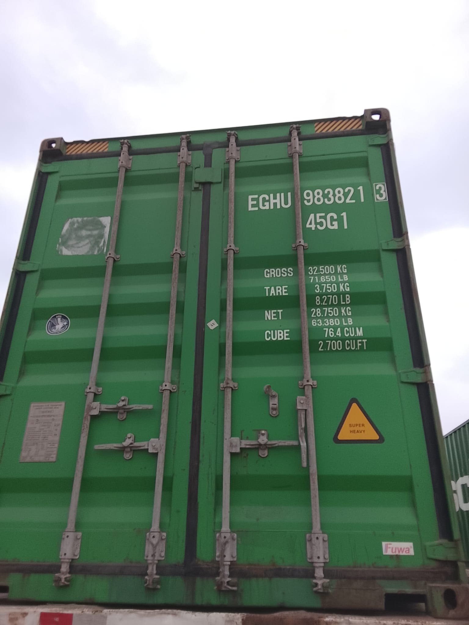 Container Marítimo 40HC EVERGREEN