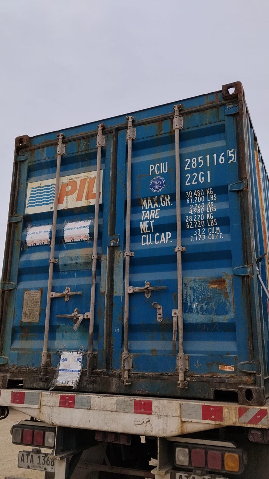 Container Marítimo 20 Pies PIL