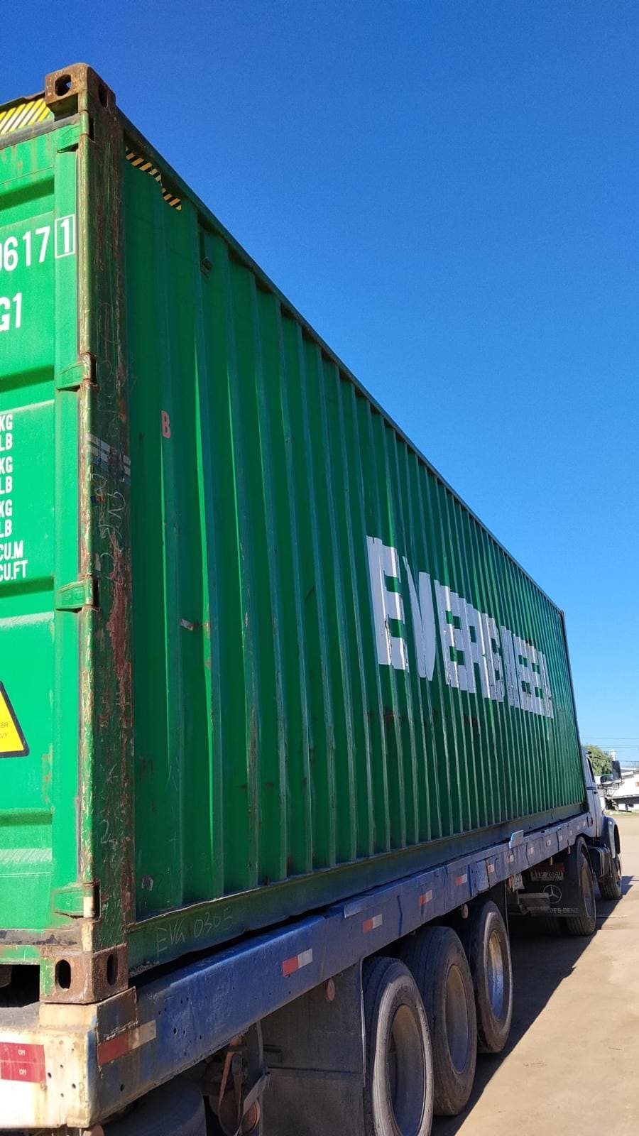 Container Marítimo 40HK EVERGREEN