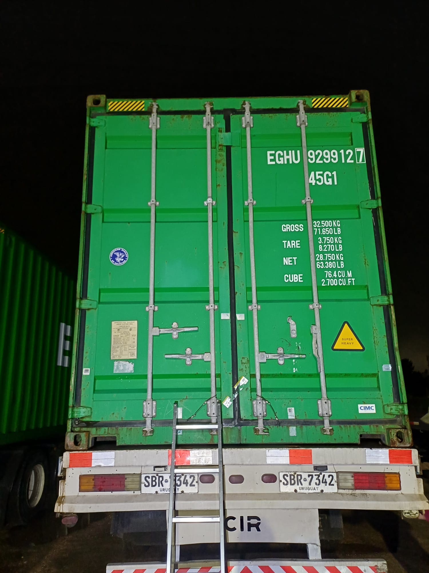 Container Marítimo 40HC EVERGREEN