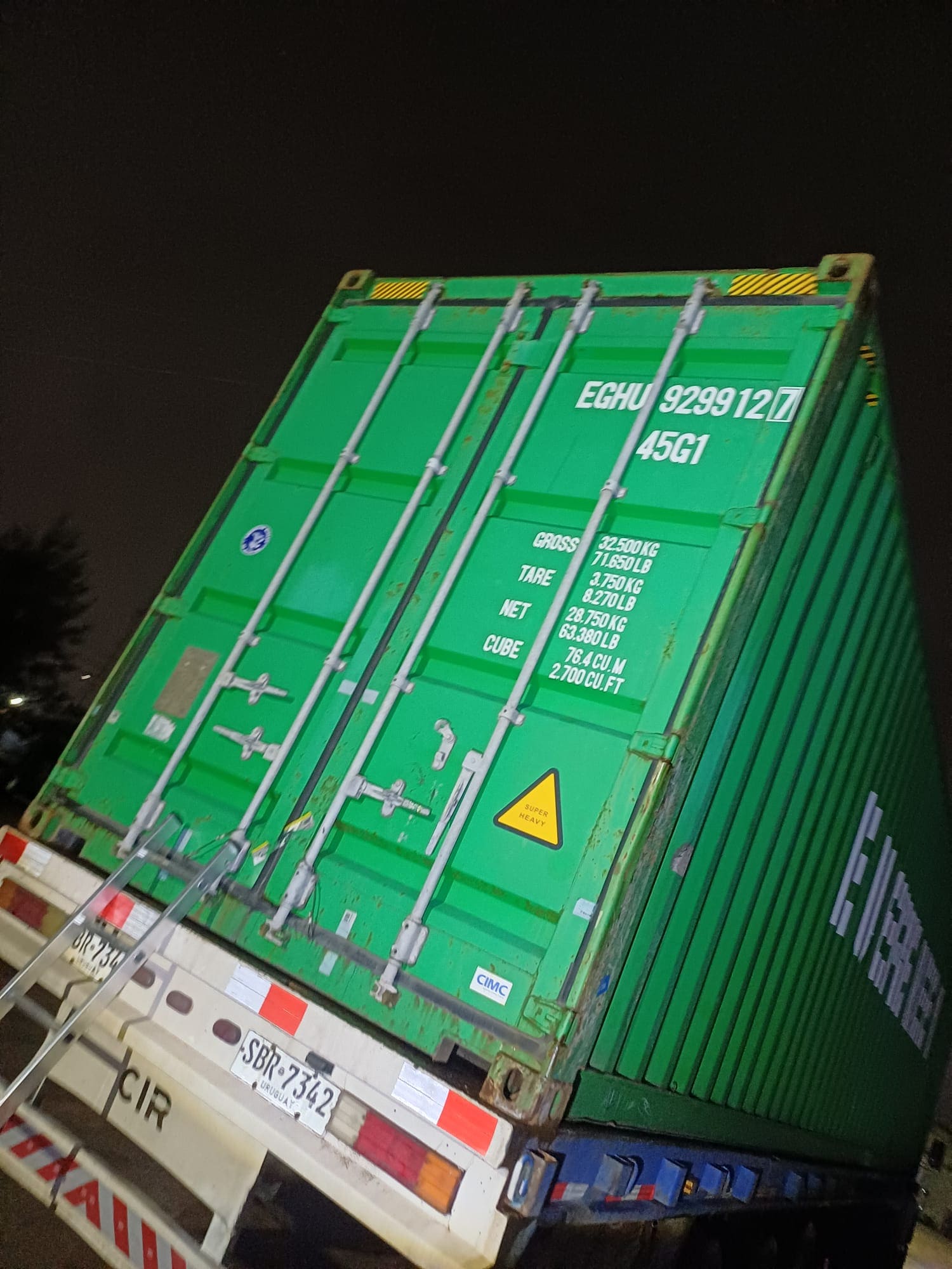 Container Marítimo 40HC EVERGREEN