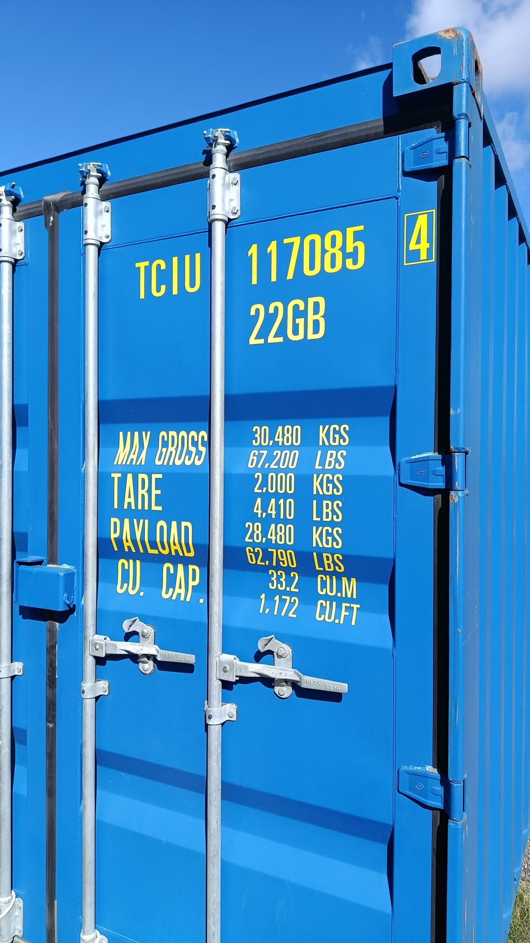 Container Marítimo Semi-Nuevo 20 Pies