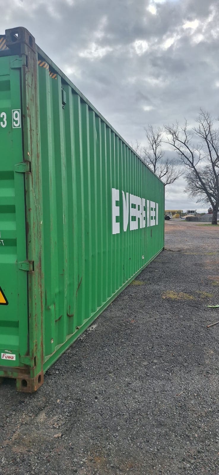 Container Marítimo 40 Pies Color Verde