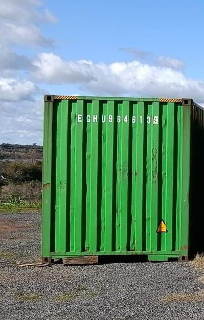 Container Marítimo 40 Pies Color Verde