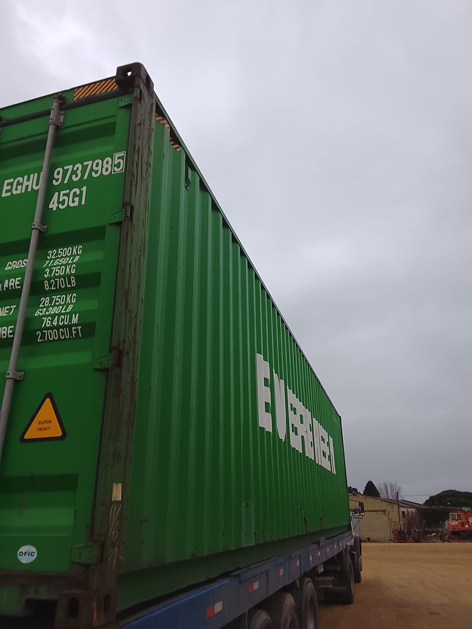Container 40 HC Evergreen