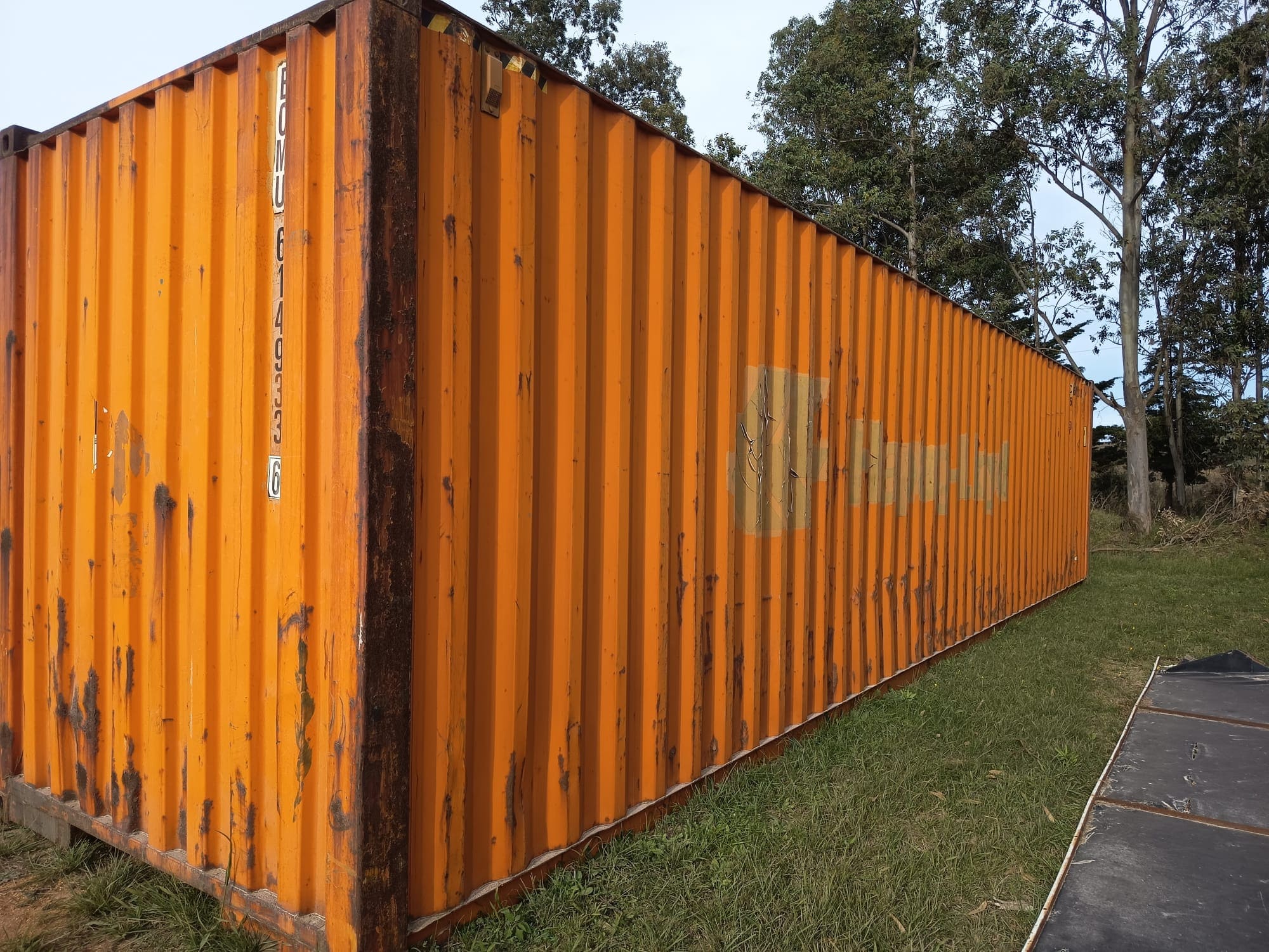 Container 40HC Color Naranja
