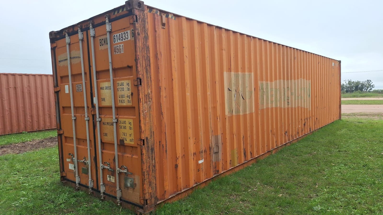 Container 40HC Color Naranja