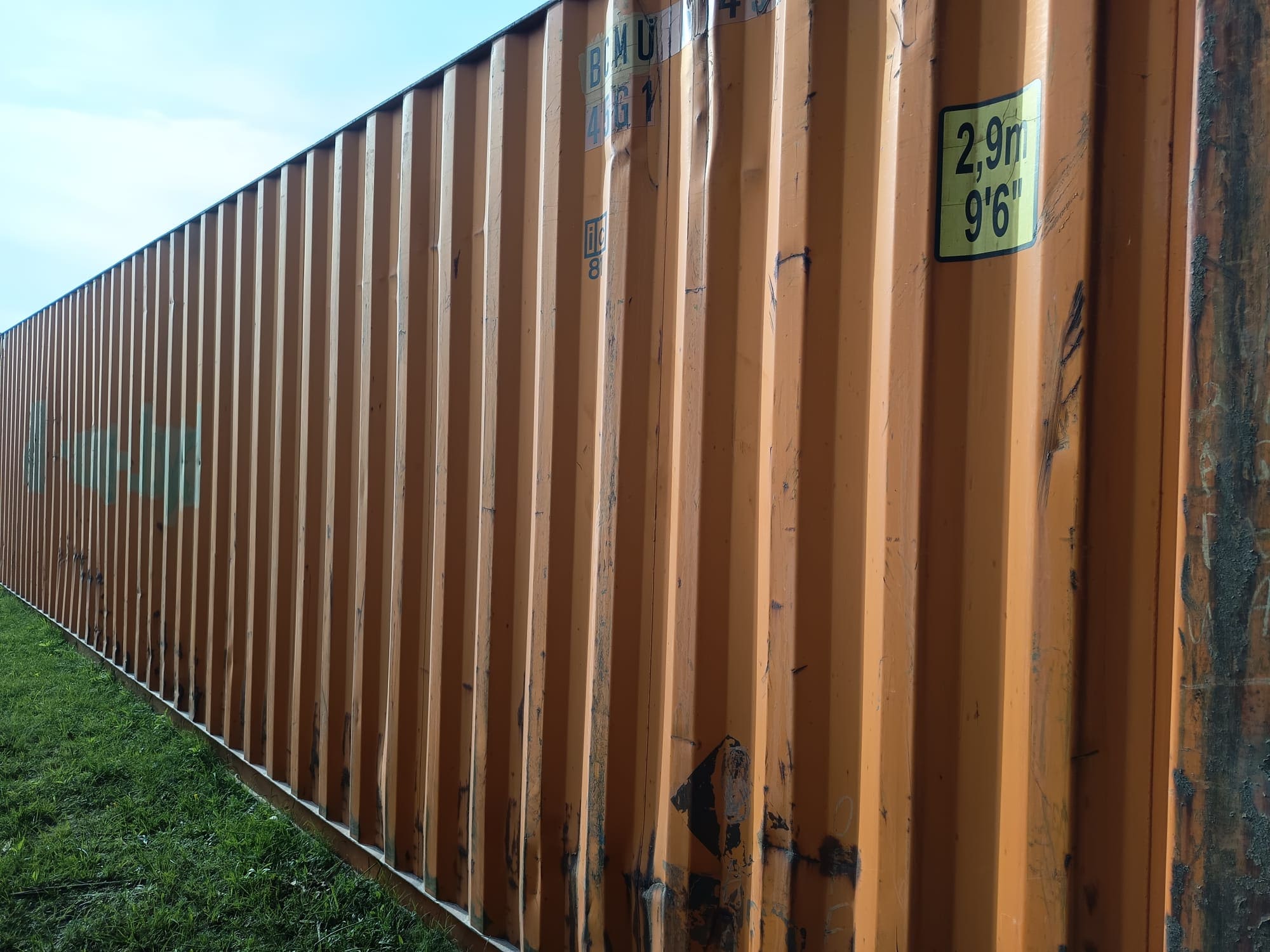 Container 40HC Color Naranja